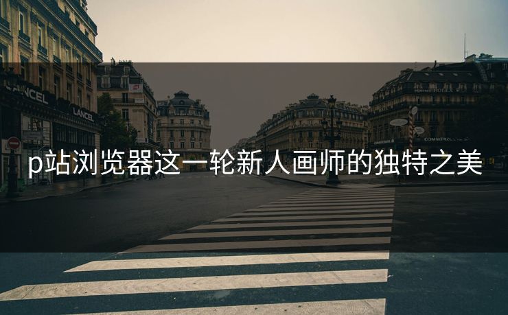 p站浏览器这一轮新人画师的独特之美 p站浏览器这一轮新人画师的独特之美